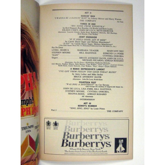 Dancin Playbill 1981 Broadhurst Theatre Bruce Davis Lisa Embs Bill Hastings - Picture 7 of 9